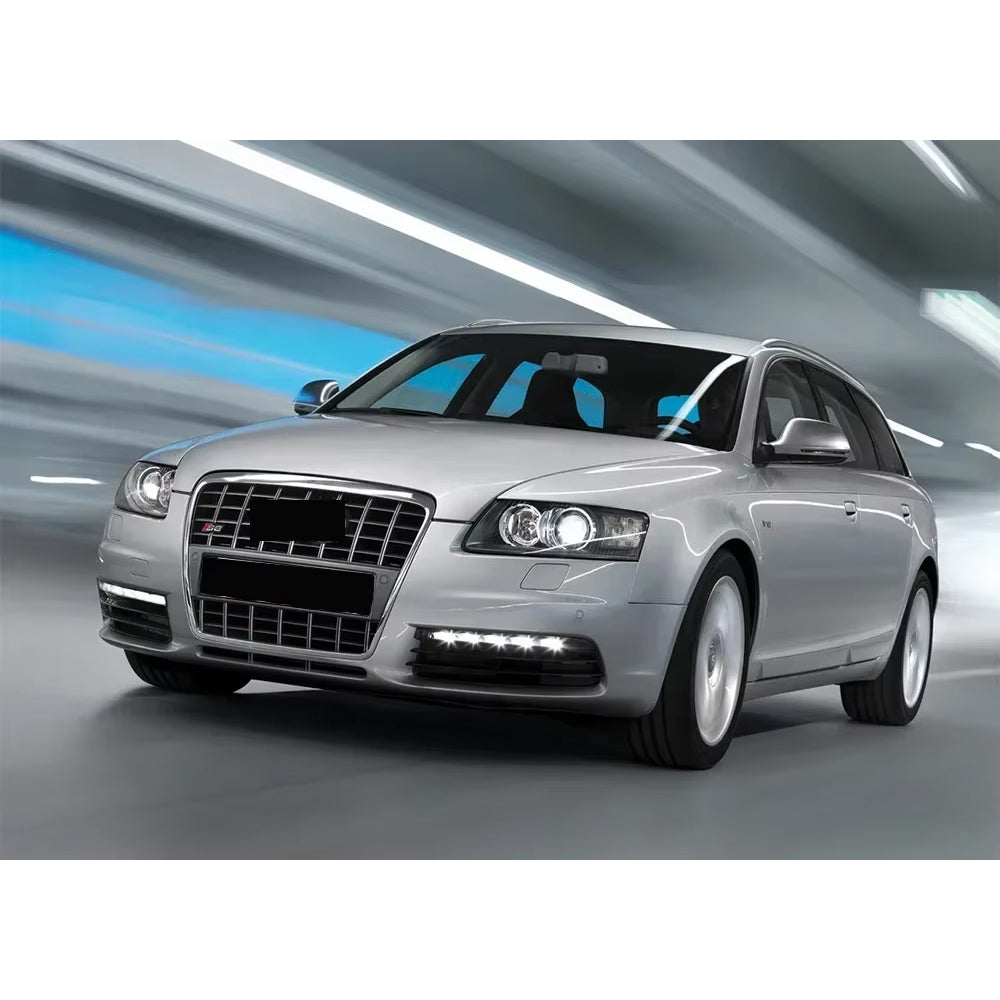 Audi A6 S6 C6 2005-2011 Change To S6 Style Front Bumper Grill Upper Grill