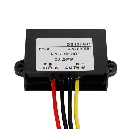 Convertisseur élévateur CC-CC étanche 12 V à 24 V, 1 A, module d'alimentation pour voiture, 5 A