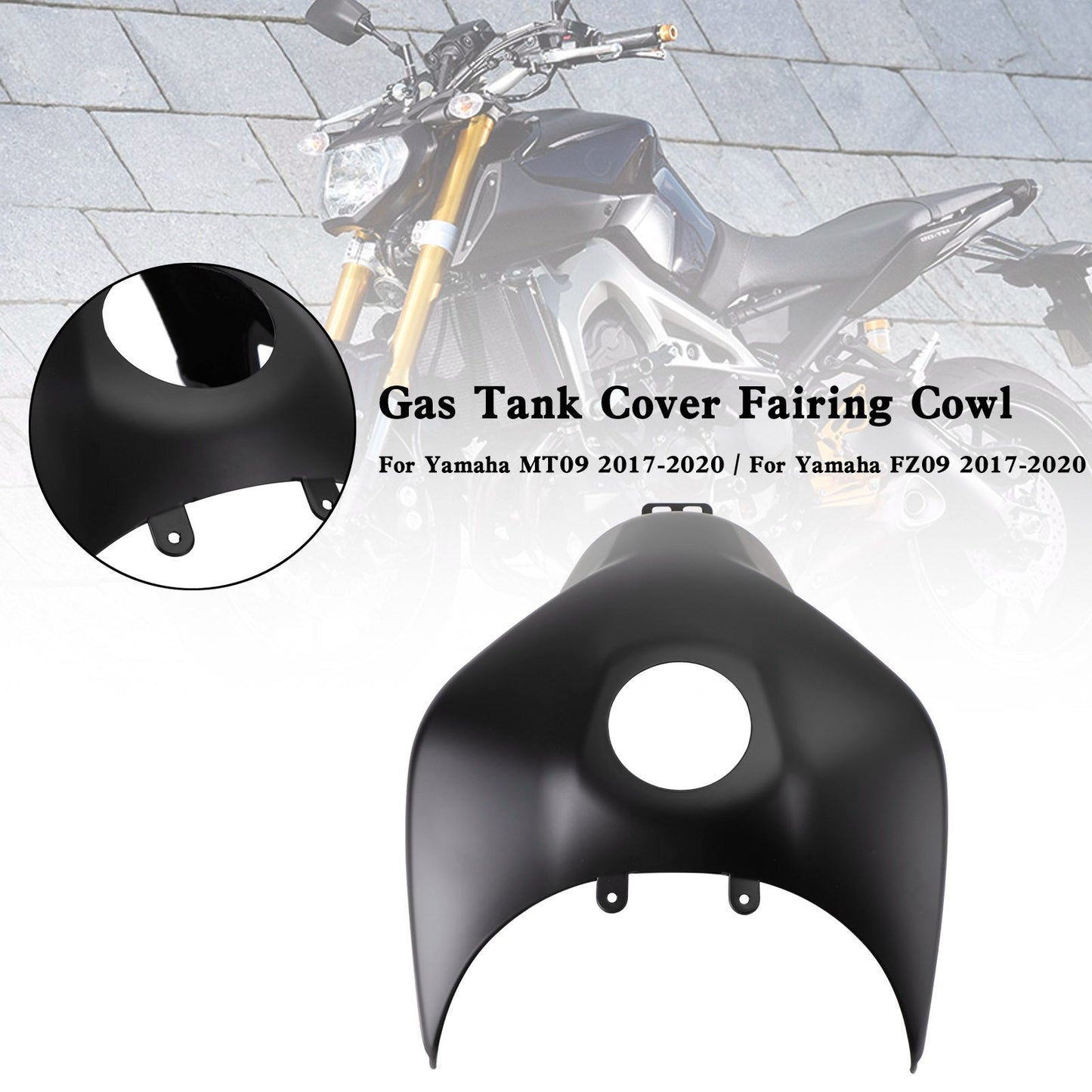 Gas Tank Cover Trim Fairing Cowl For For Yamaha MT-09 MT09 FZ09 2017-2020