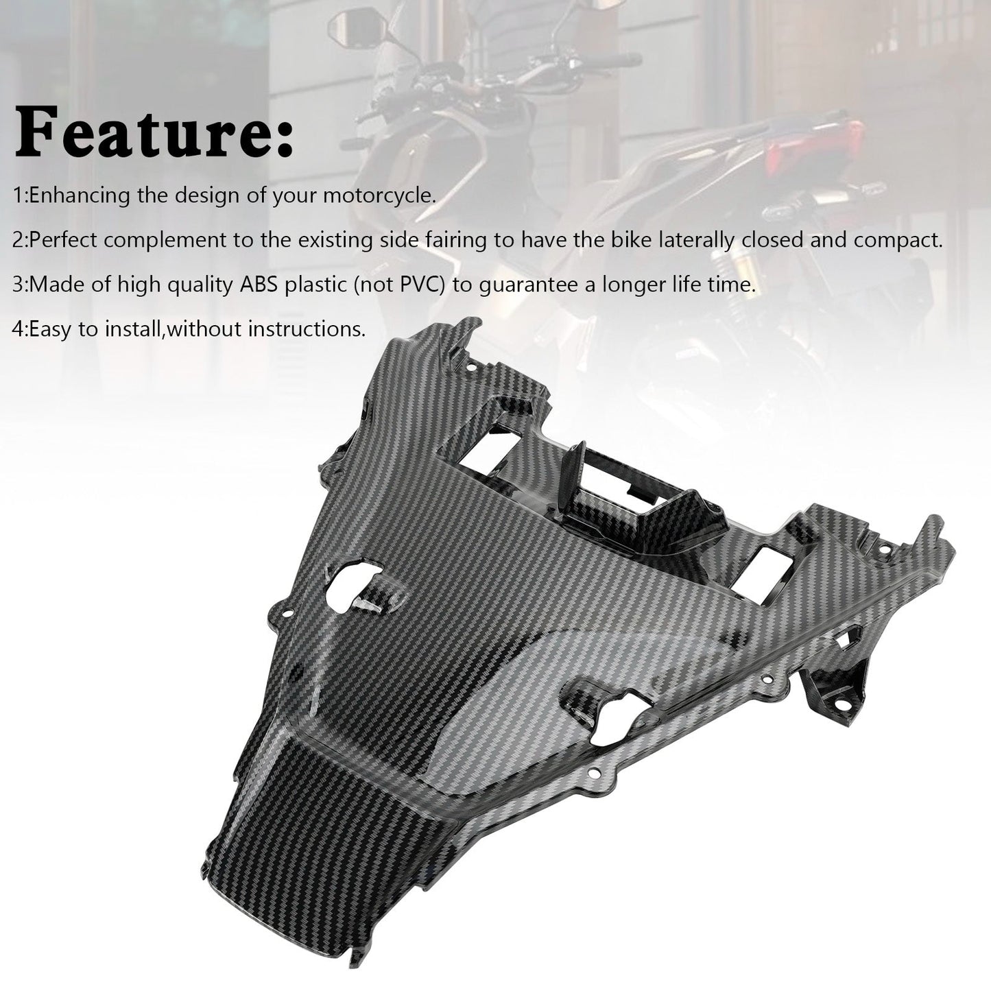 Protector de plástico ABS para faro delantero de Honda ADV 160 2023