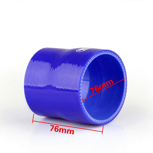 Réducteurs 0 degré 70 76 mm tuyau silicone coupleur de tuyau refroidisseur intermédiaire turbo admission