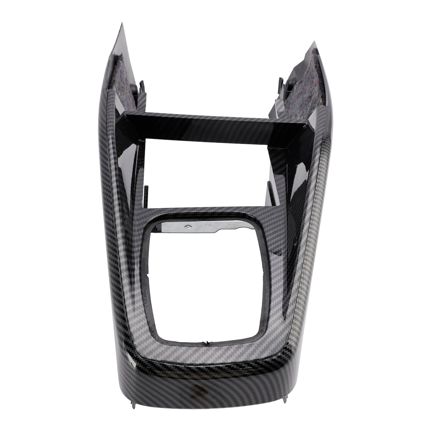 Moldura de consola central con patrón de fibra de carbono para Volkswagen Golf Jetta 1999-2005, 1J1863201D