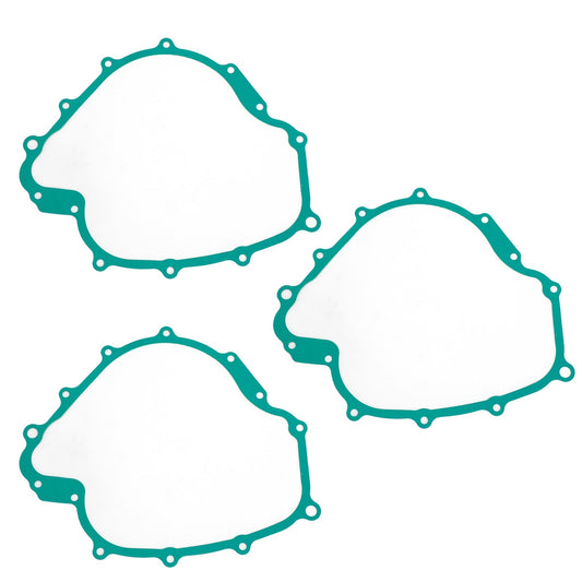 3 juntas de tapa de estator de motor izquierdo para Yamaha YFM660FA Grizzly 660 (2002-2008), 5KM-15451-00-00