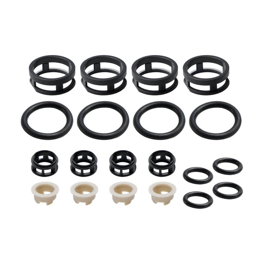 Kit de réparation d'injecteur de carburant à alimentation latérale Nissan JECS 4 pièces Filtres Joints Joints toriques Bouchons d'attelage