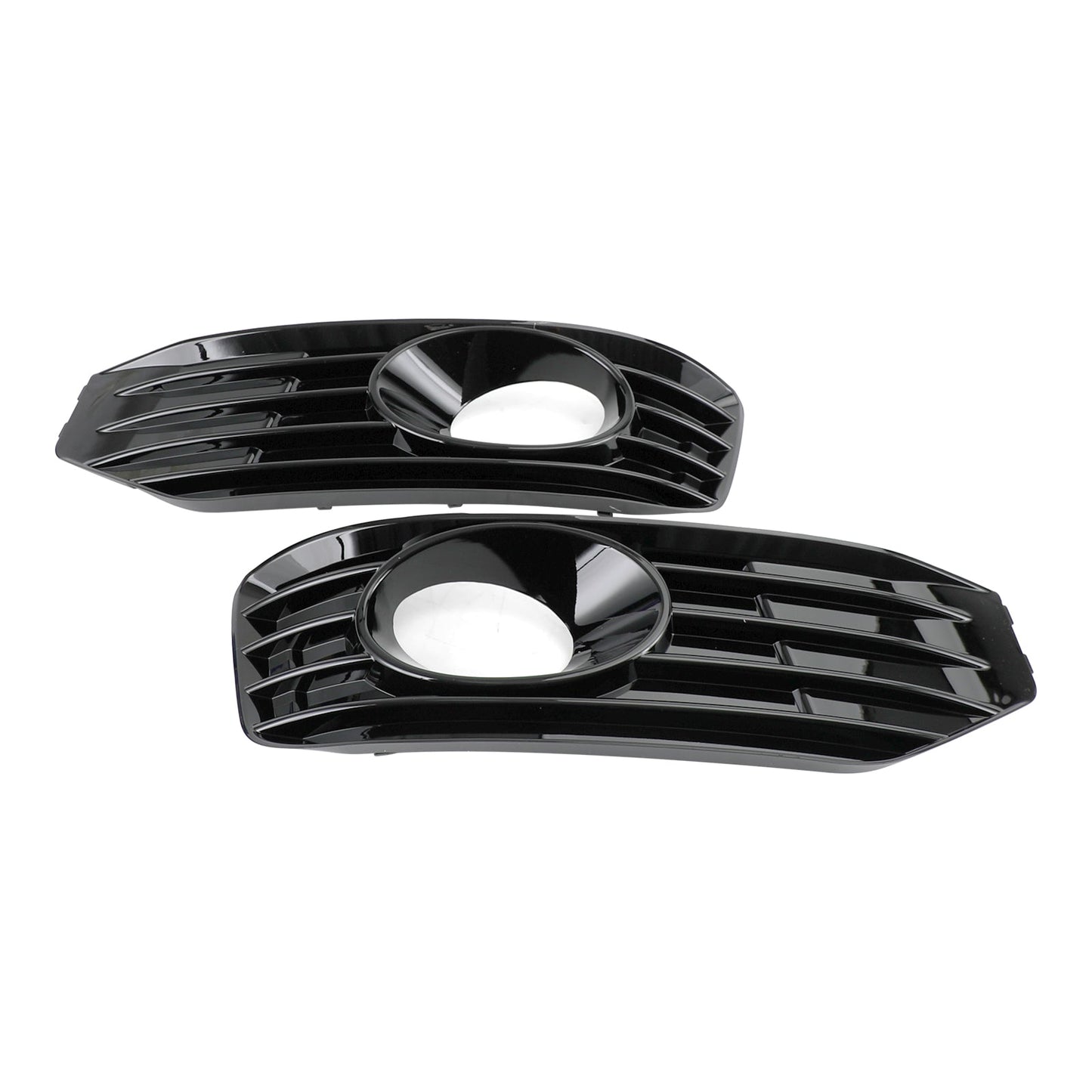 Volkswagen 2010-2015 Transporter Caravelle T5 T5.1 S-Line Fog Lamp Light Cover Insert S-line Grill Gloss Black
