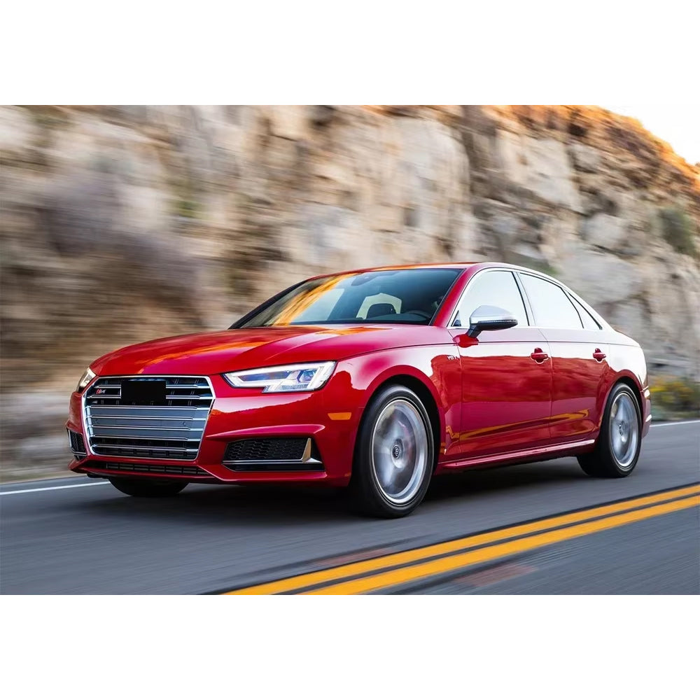 2016-2019 Audi A4 S4 B9 To RS4 Style Front Bumper Grill High Quality Honeycomb Upper Grill
