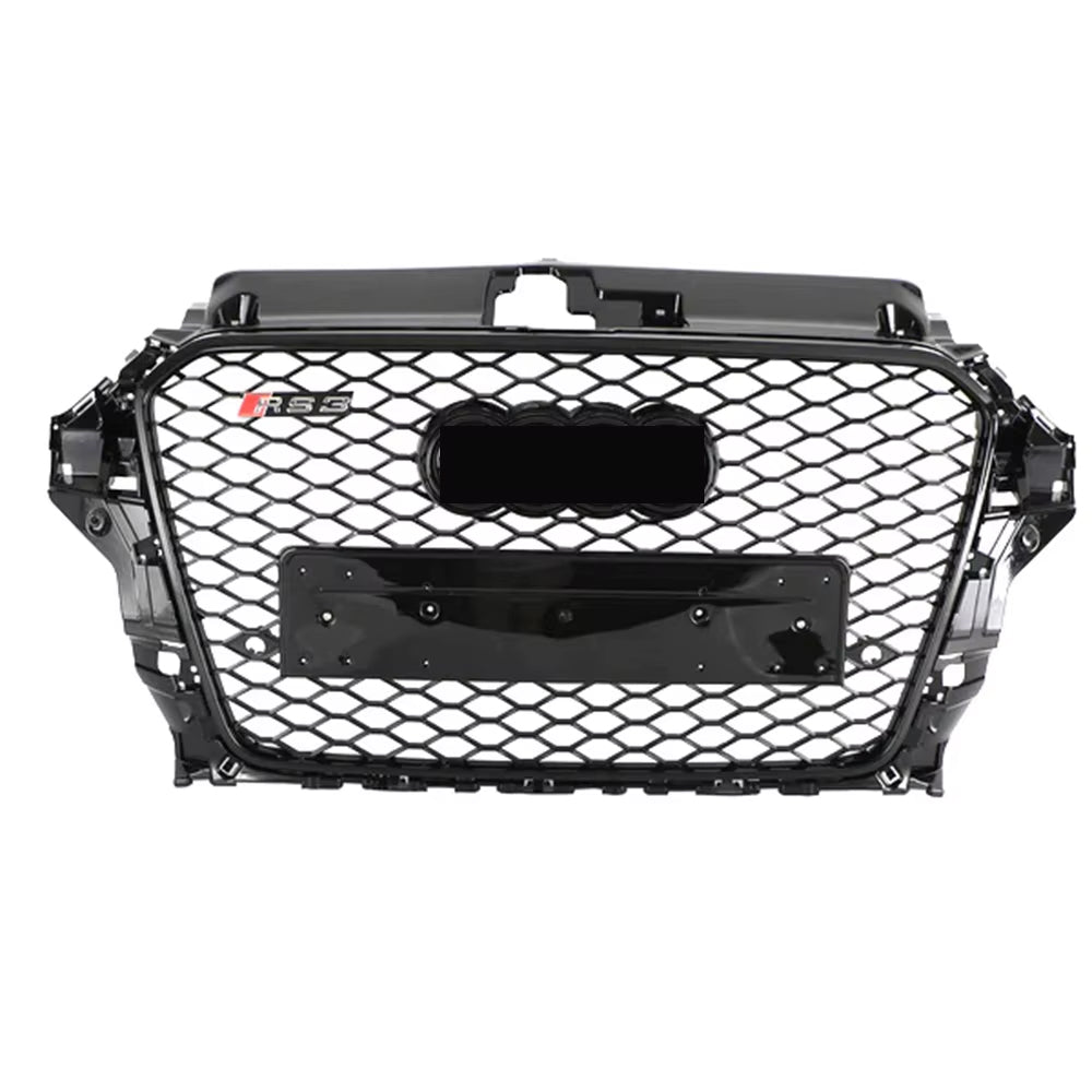 2013-2016 Audi A3 S3 8V To RS3/R3 Style High Quality ABS Honeycomb Front Bumper Grill
