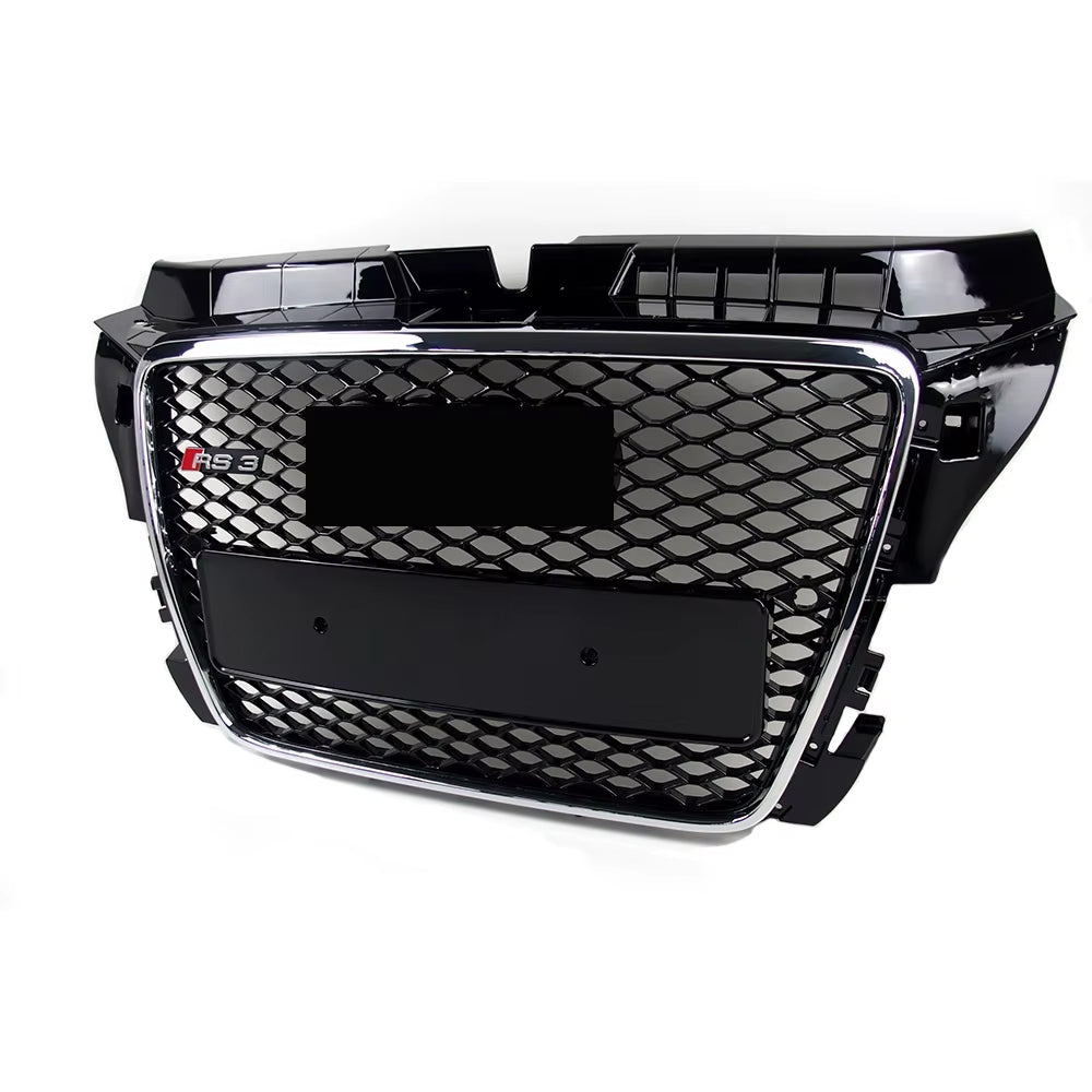 2008-2012 Audi A3/8P To S3/RS3 Style High Quality ABS Front Bumper Grille