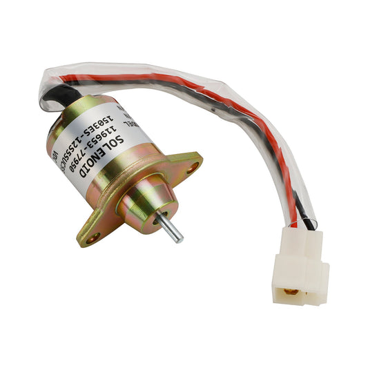 Électrovanne d'arrêt de carburant compatible avec Yanmar 1503ES-12S5SUC5S 119653-77950