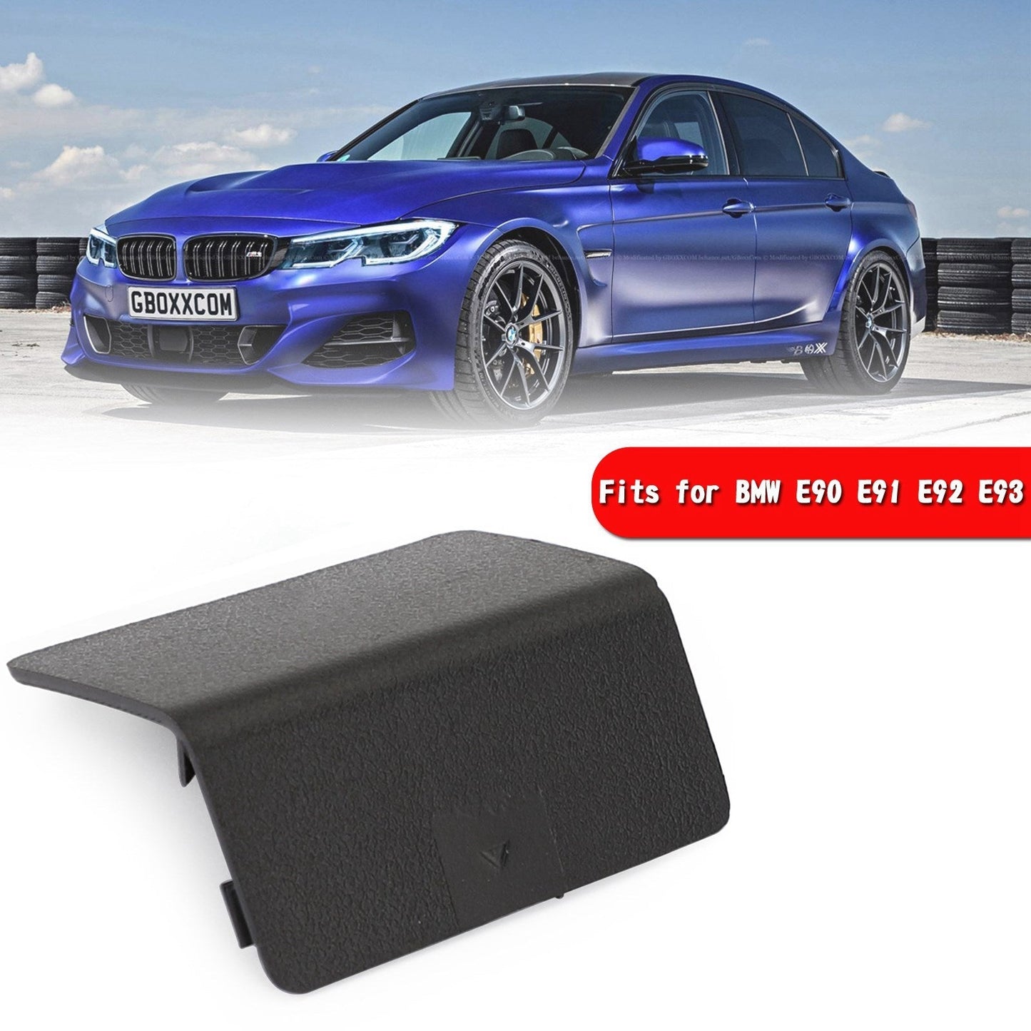 Couvercle de panneau de prise de diagnostic OBD LHD 51437147538 pour BMW E90/91, beige