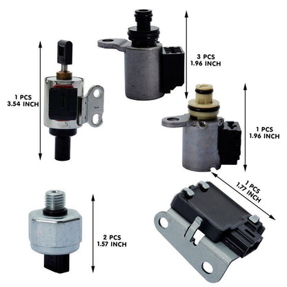 2009-2010 Nissan Rogue L4 2.5L AWD QR25DE Engine CVT Transmission Solenoid Valve Kit 33446-JF011 203452A 33435J Generic