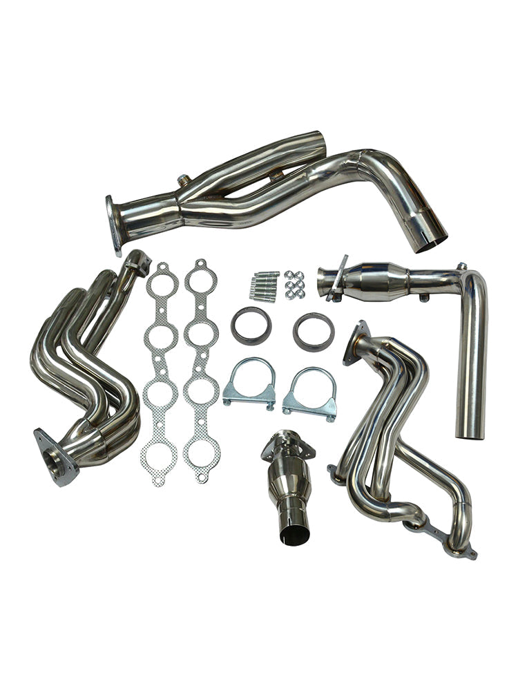 Collecteur d'échappement en acier inoxydable pour Chevrolet Tahoe 2000-2004, moteur V8 GMT800 avec tuyau en Y