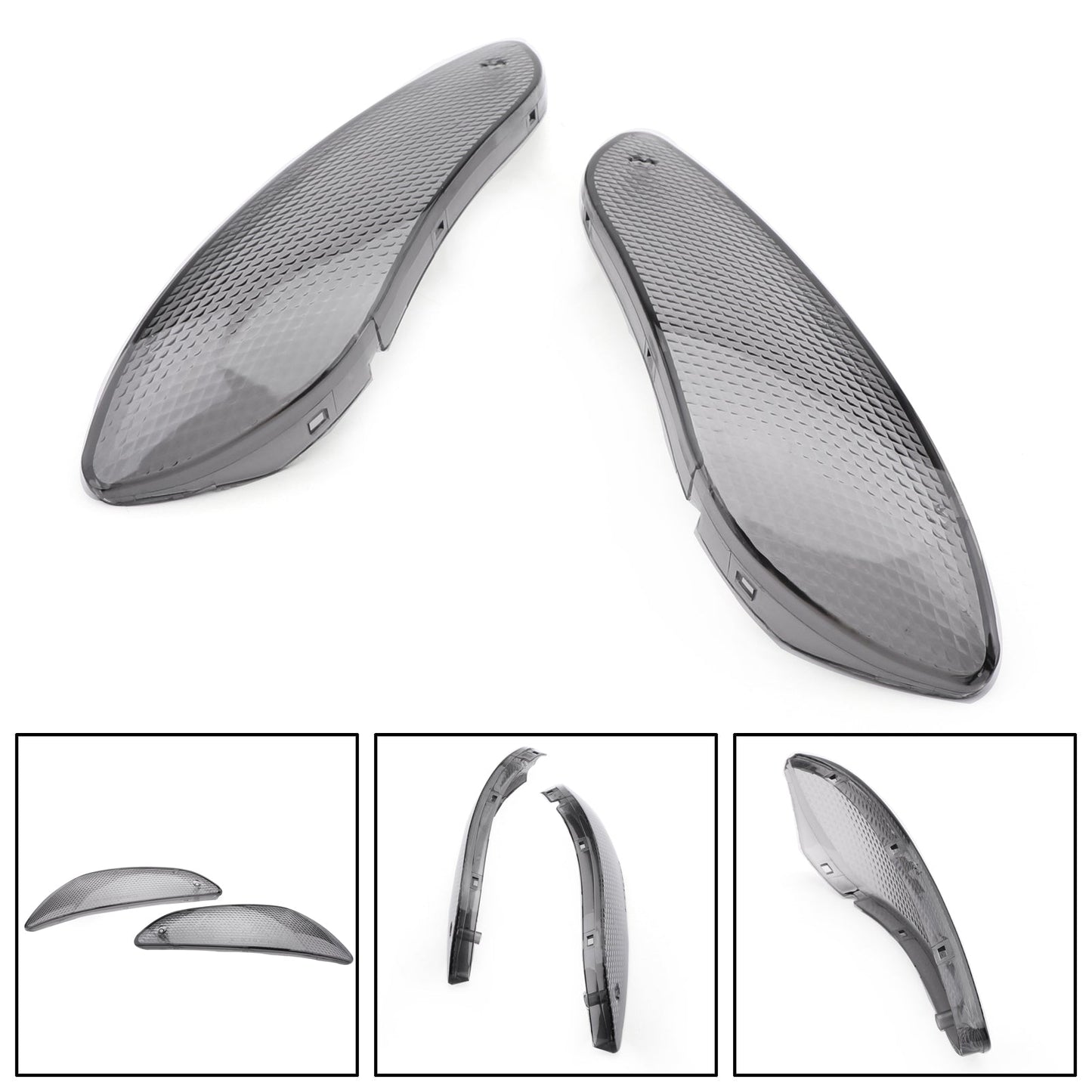 BMW Front Turn Signals Lens Fit For K1200 1999-2007 Smoke Assosary