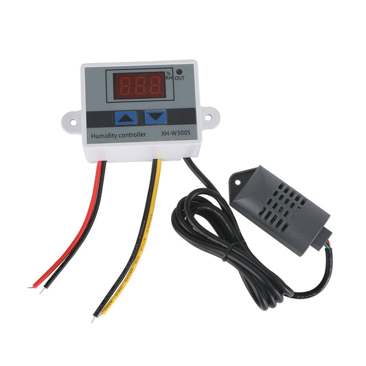 Contrôleur d'humidité numérique LED XH-W3005 12 V CC 120 W, capteur de commutation, hygromètre, 110 V-220 V 1 500 W