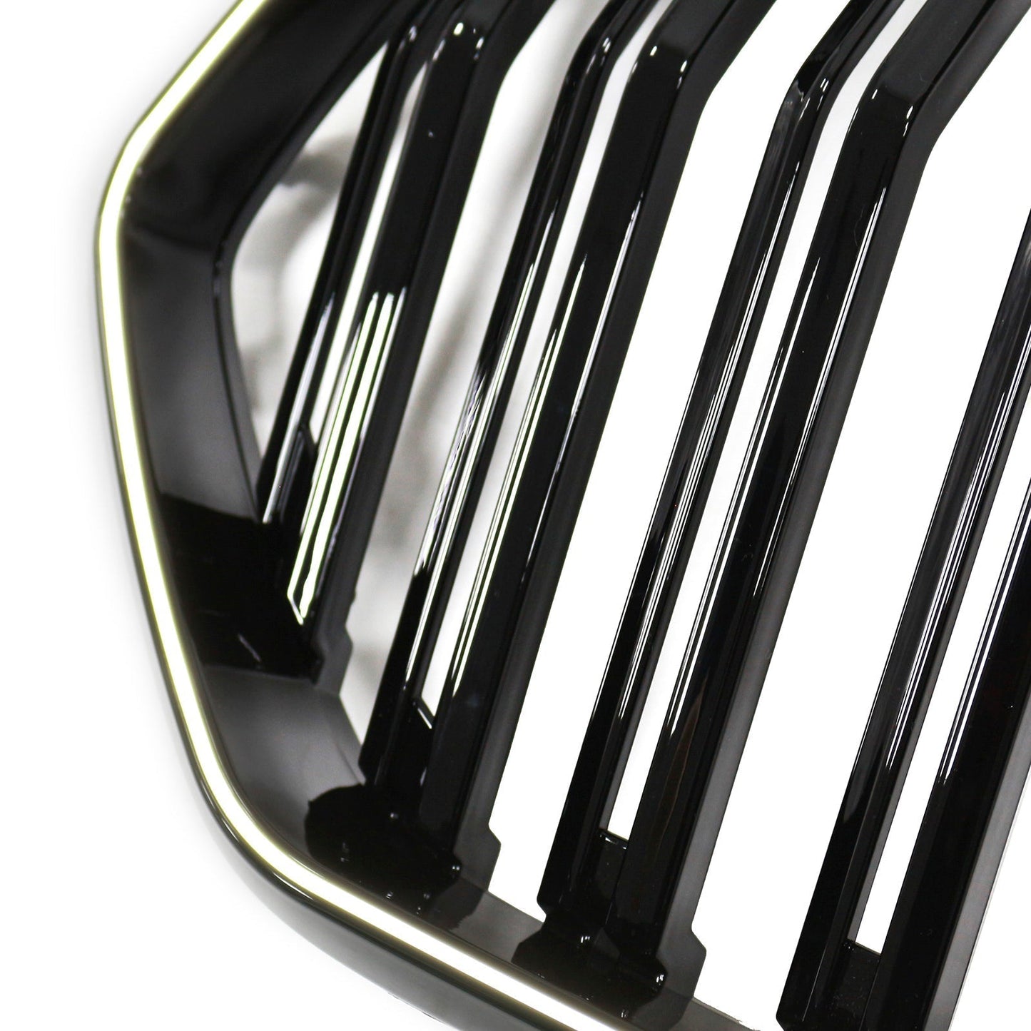 2023-2025 BMW X6 G06 M60i Double Slat Front Bumper Grille W/Camera Hole