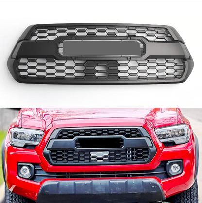 Toyota 2016-2023 Tacoma TRD PRO PT228-35170 Front Bumper Hood Grill Matte Black Grille