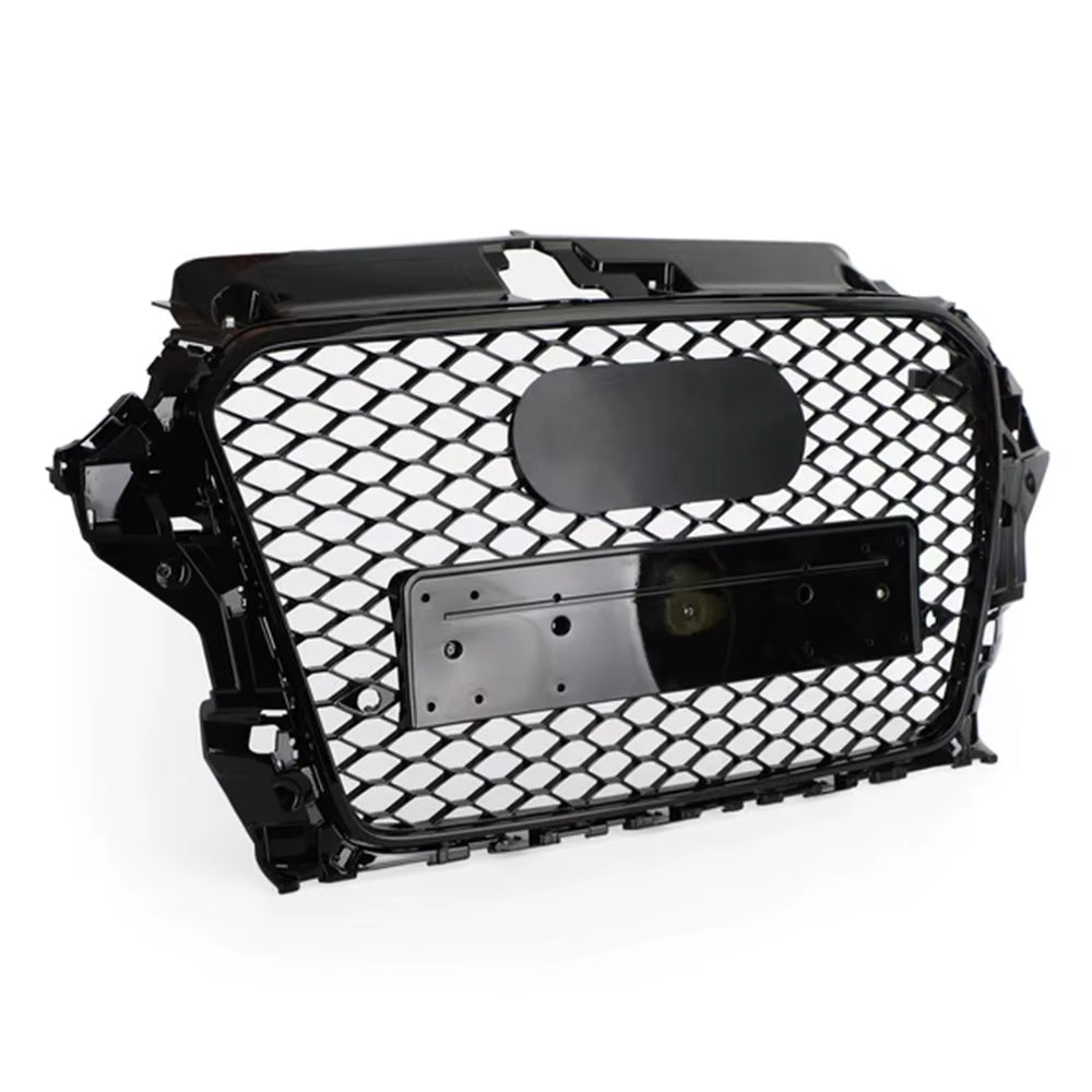2013-2016 Audi A3 S3 8V To RS3/R3 Style High Quality ABS Honeycomb Front Bumper Grill