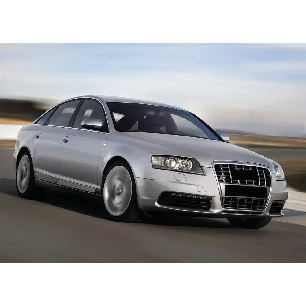 Audi A6 S6 C6 2005-2011 Change To S6 Style Front Bumper Grill Upper Grill
