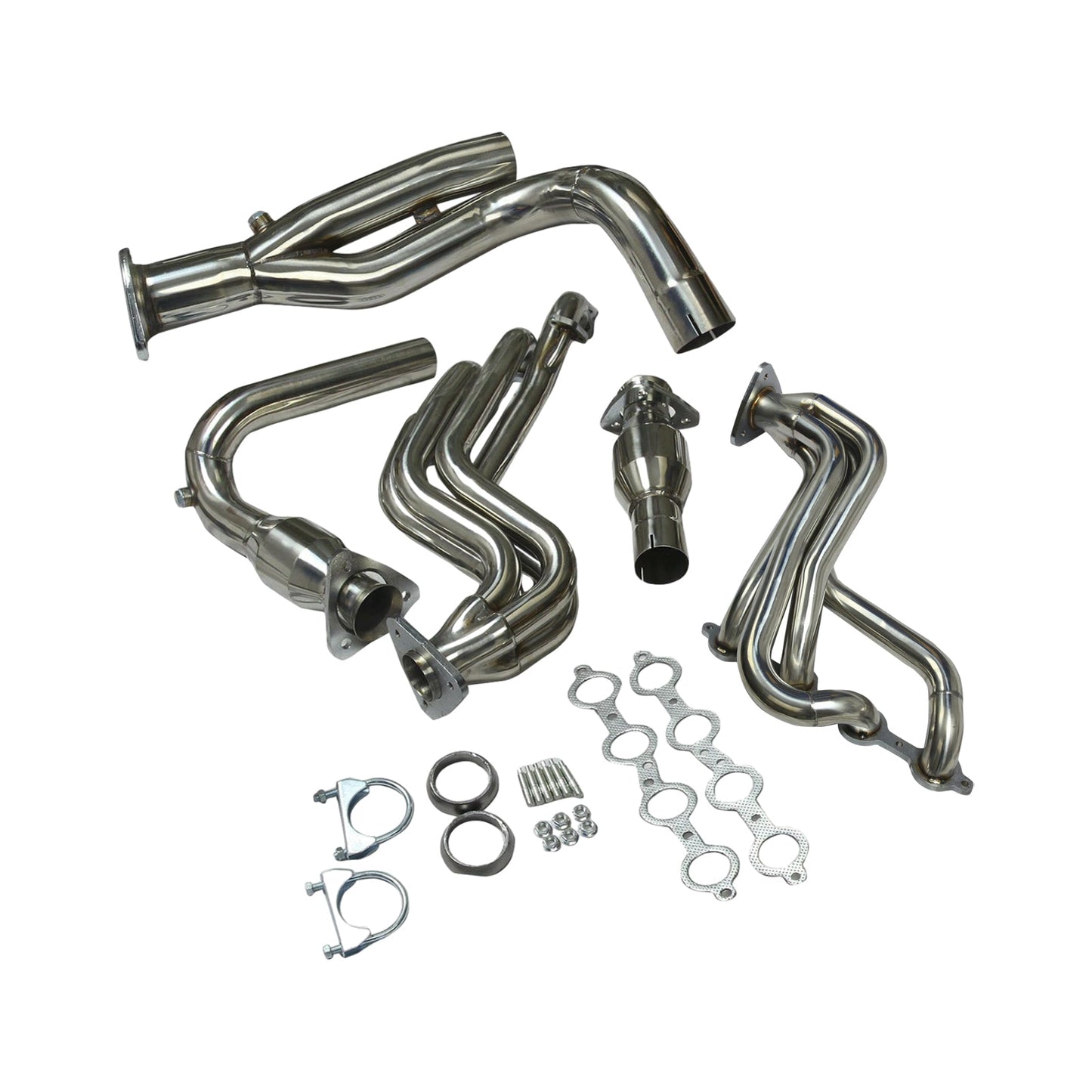 Collecteur d'échappement en acier inoxydable pour Chevrolet Tahoe 2000-2004, moteur V8 GMT800 avec tuyau en Y