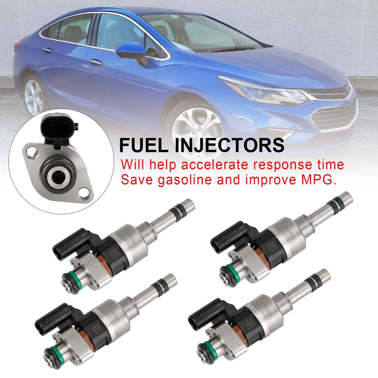 Injecteurs de carburant 55577403 17067220402 pour GMC 16-19 pour Chevry Cruze Malibu 1,4 L 1,5 L L4