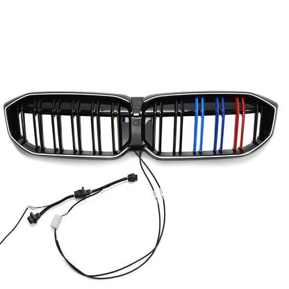 BMW 2023-2024 3 Series G20 G21 320i/330i/M340i/318i/320d Front Kidney Grille Double Line Black Grill