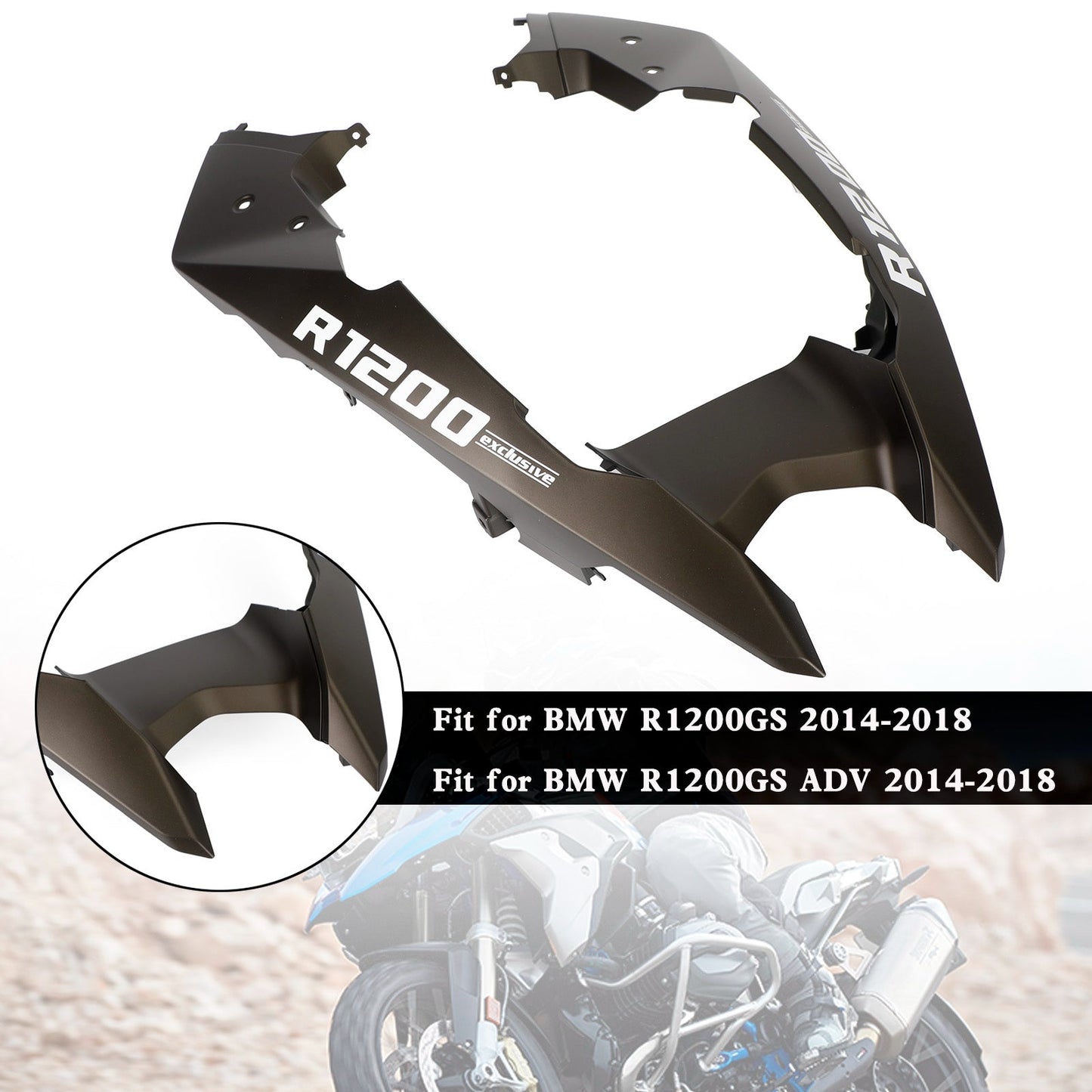 Front Nose Fairing Beak Fender Cover For For BMW R1200GS / ADV 2014-2018