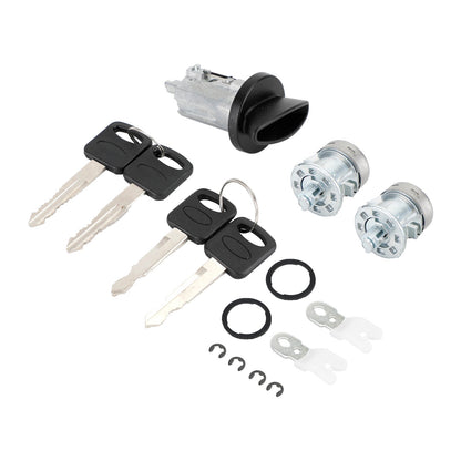 Ignition & Door Lock Cylinder With 4 Keys 703362 7C3Z-1521990-A For Ford F150 F250 F350 F450