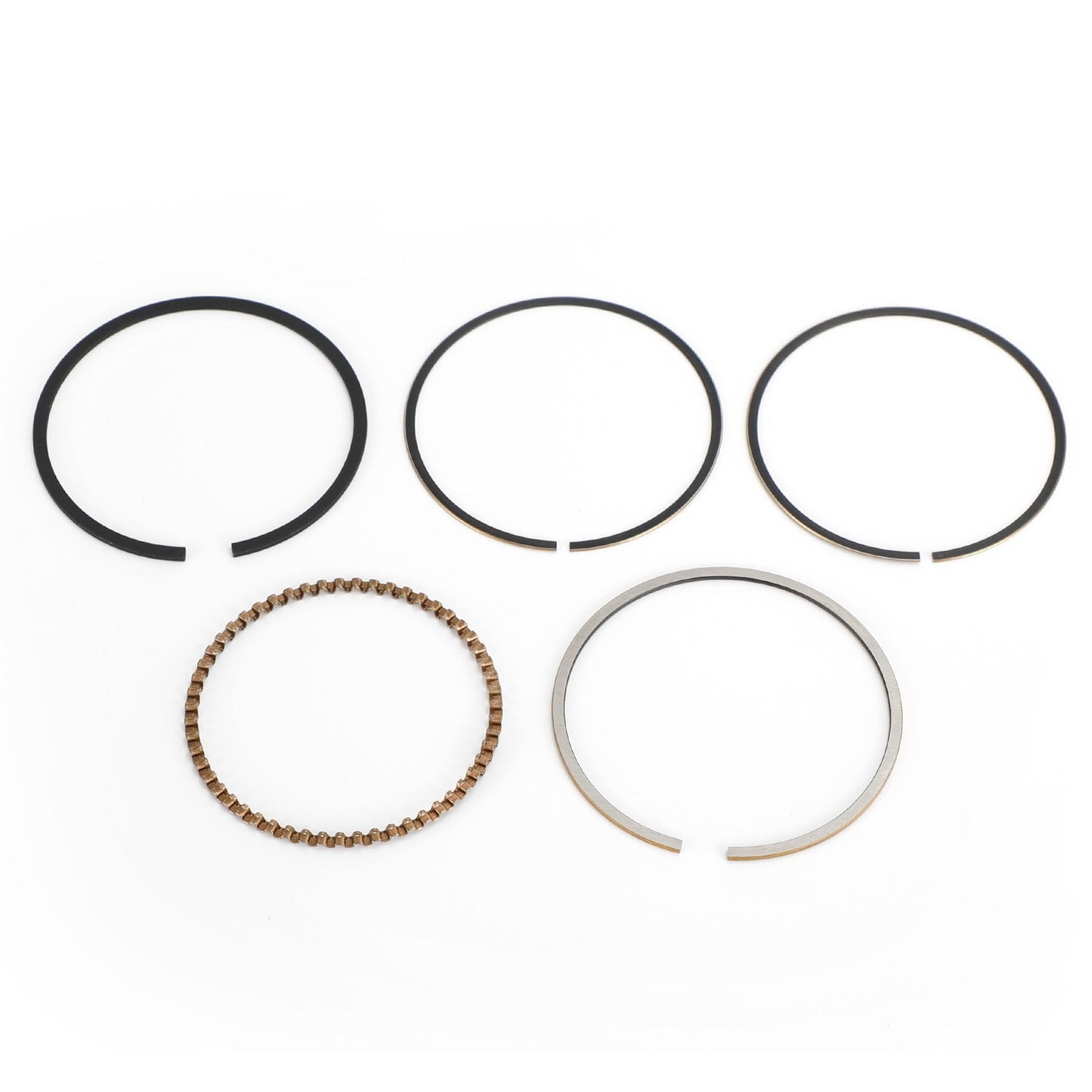 Juego de juntas de anillo de pistón de 52,4mm para Kazuma Taotao Sunl Coolster Roketa 110cc 125cc