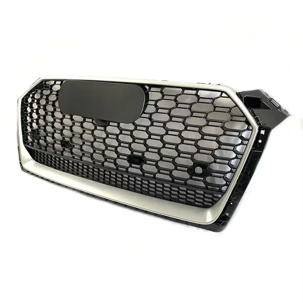 2017-2019 Audi A5 S5 F5 To RS5 Style Bumper Grill Upper Grille With Quattro
