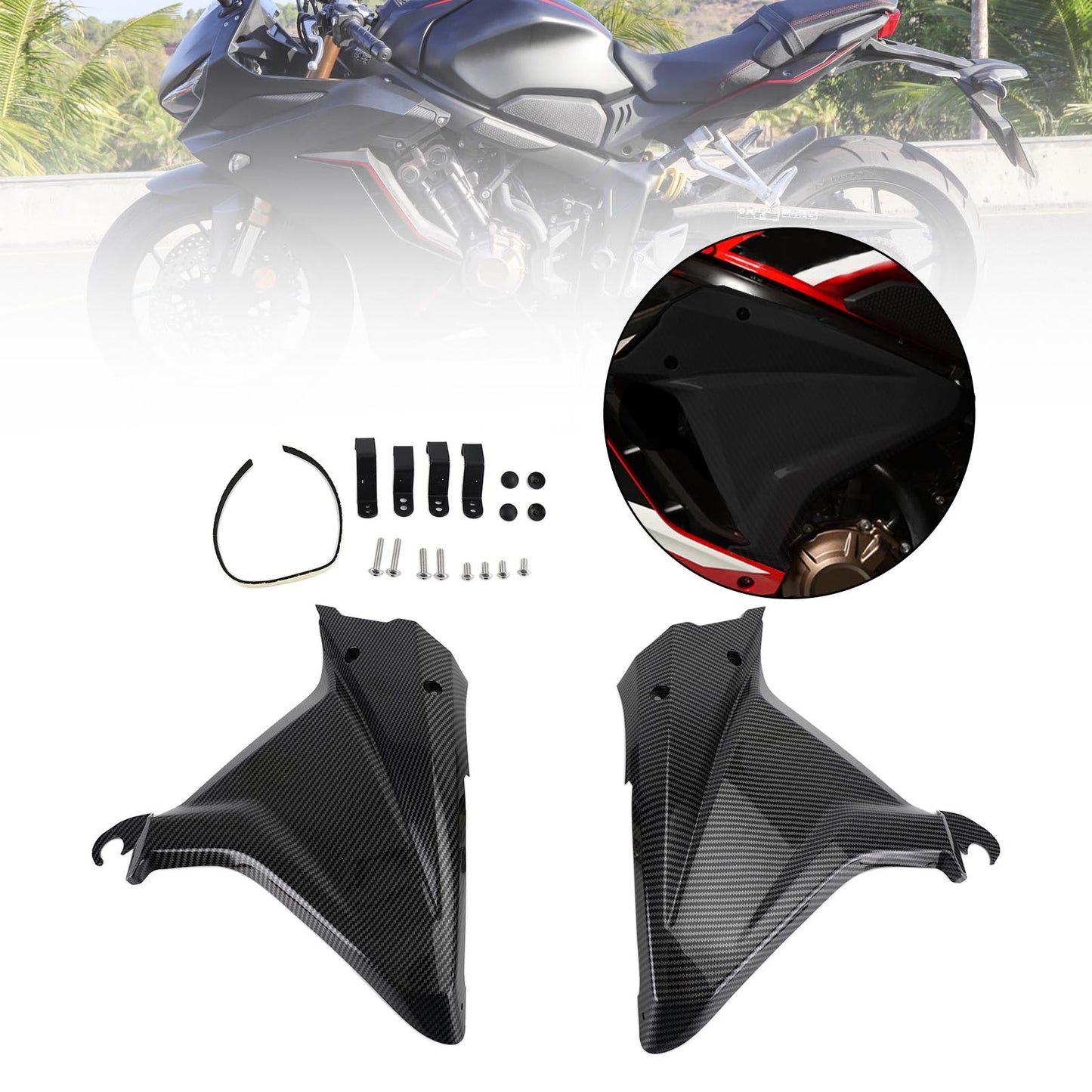 Paneles laterales, molduras y carenados para Honda CBR650R 2019-2022