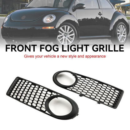 Volkswagen 2006-2010 Beetle & Beetle Convertible 1C0807683J 1C0807684B Front Bumper Fog Light Grille