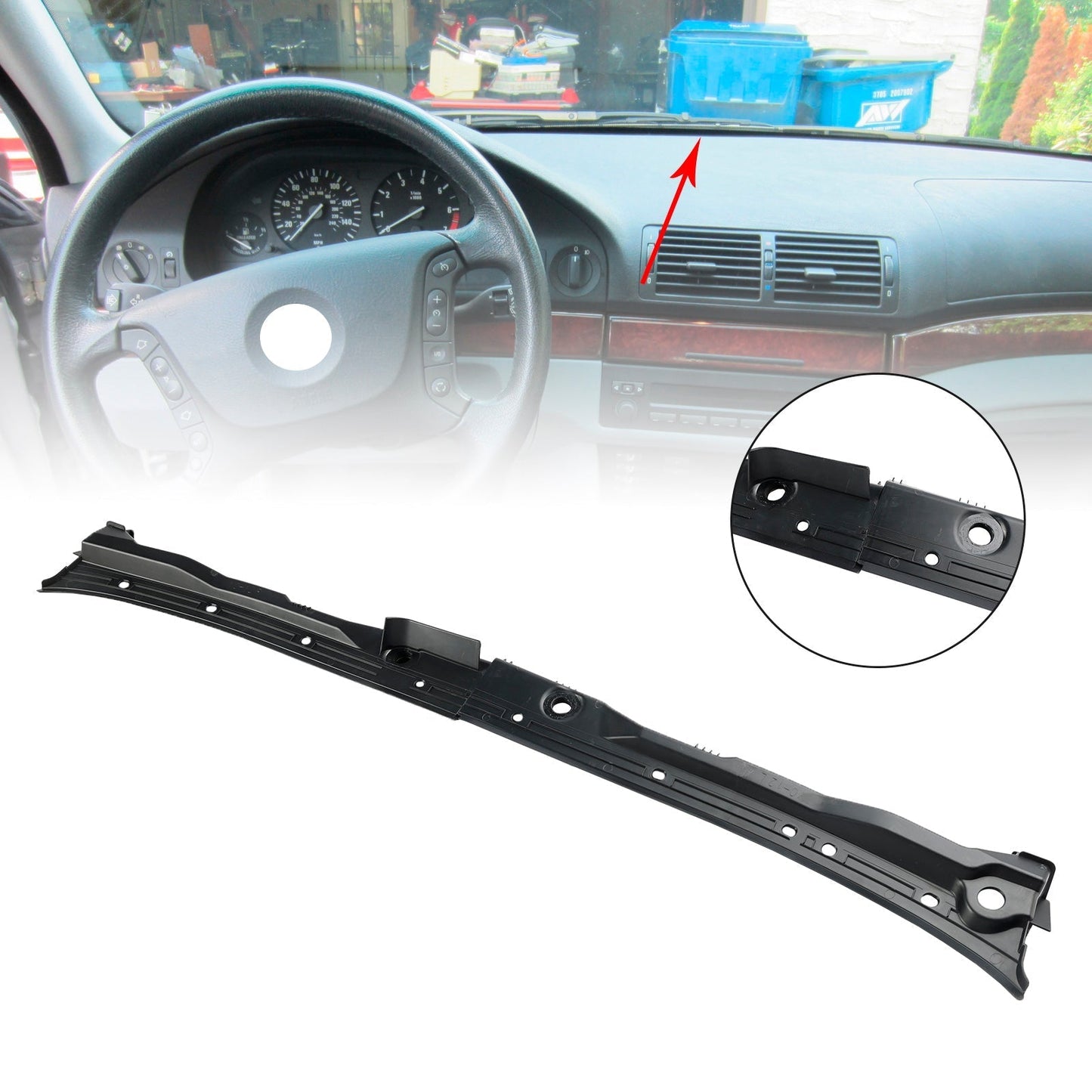 Capot de pare-brise pour BMW M5 2000-2003 51718159292