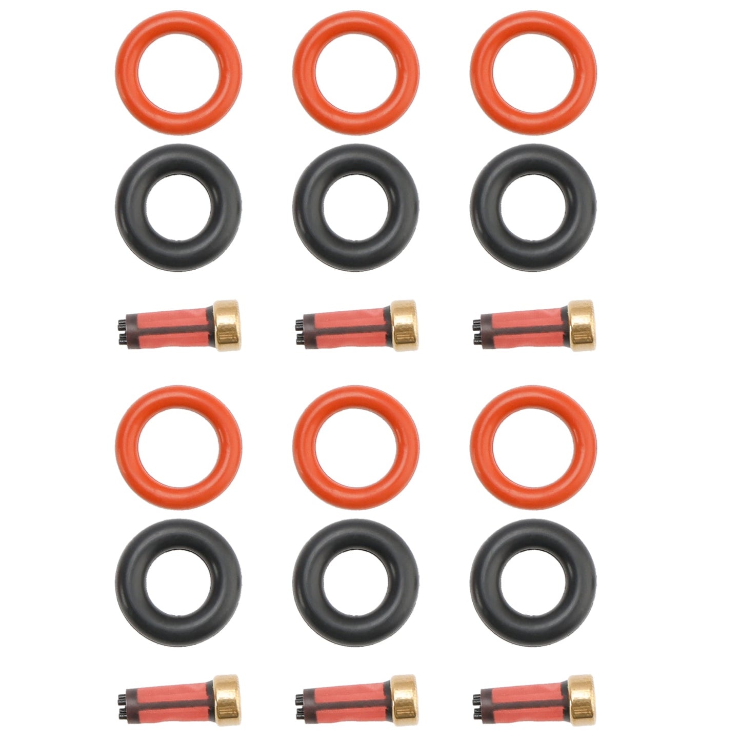 Kits de reparación de inyectores de combustible para BMW E46 320i, 323i, 325i y 330i 13537546244 y 13641437486