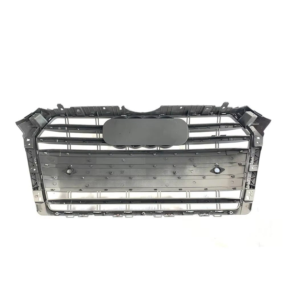 2016-2019 Audi A4 S4 B9 To S4/RS4 Style Front Glossy Blac Bumper Grill High Quality Honeycomb Upper Grille