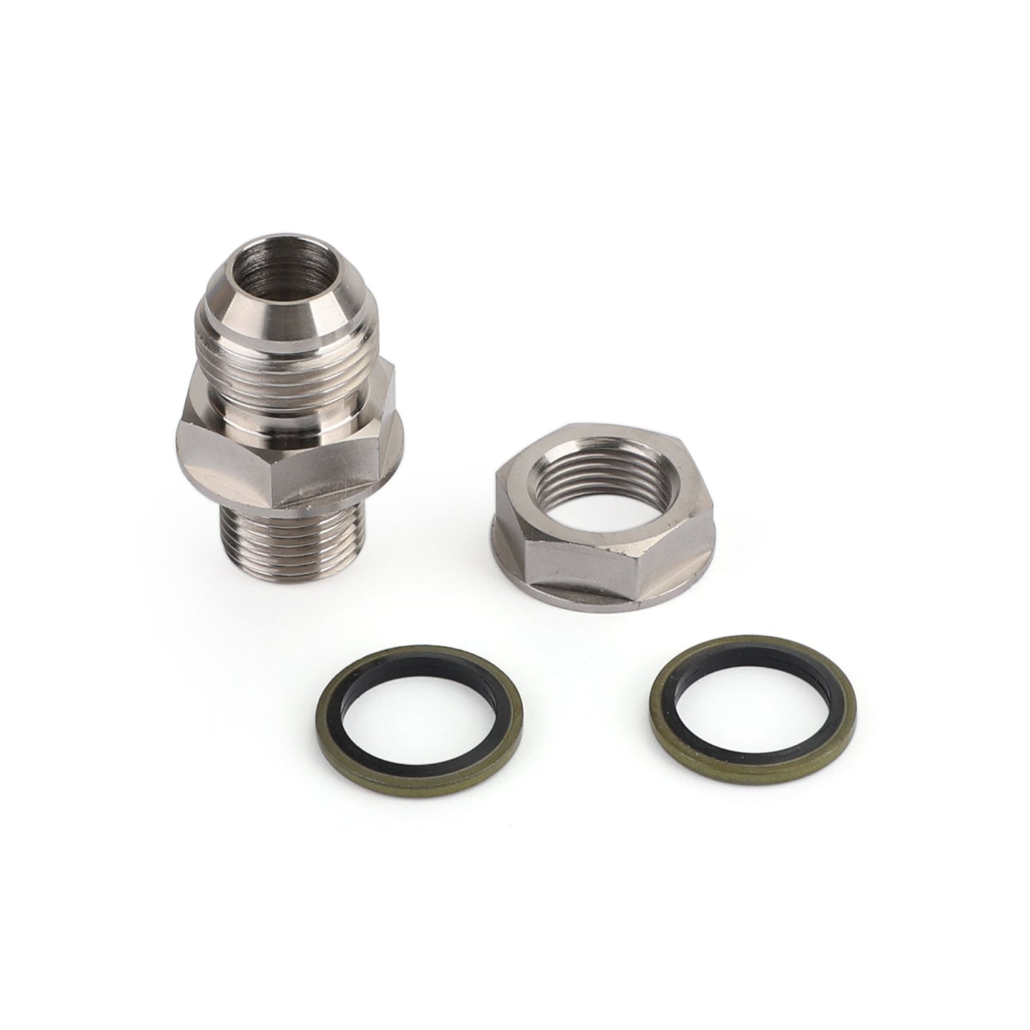 Adaptateur de vidange de carter d'huile turbo 10AN vers M18x1,5 argent