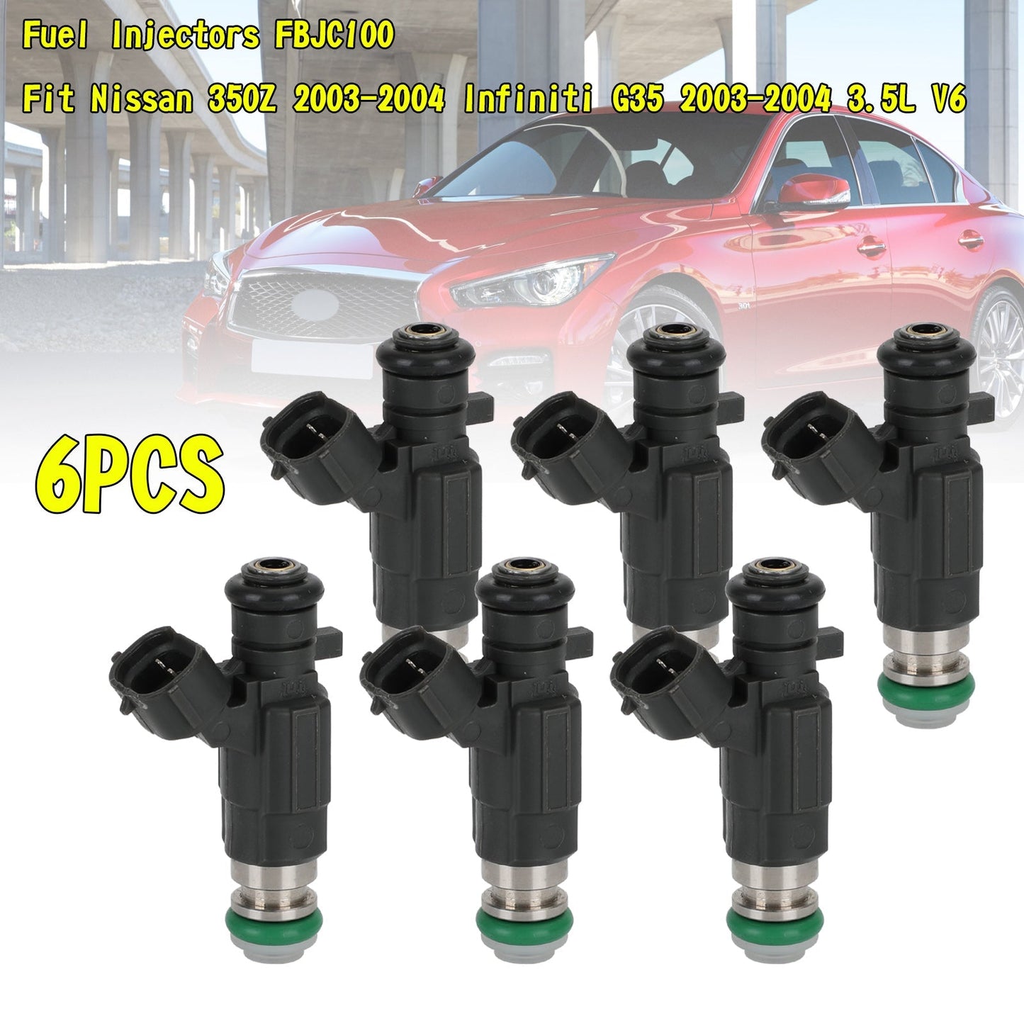 Injecteurs de carburant Nissan 350Z 3,5 L V6 2003-2004 1 pièce/6 pièces FBJC100 FBJC-100 842-12240 84212240