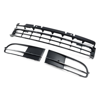 2012-2016 Volkswagen Beetle 5C Front Bumper Lower Grille + Fog Light Grill Generic