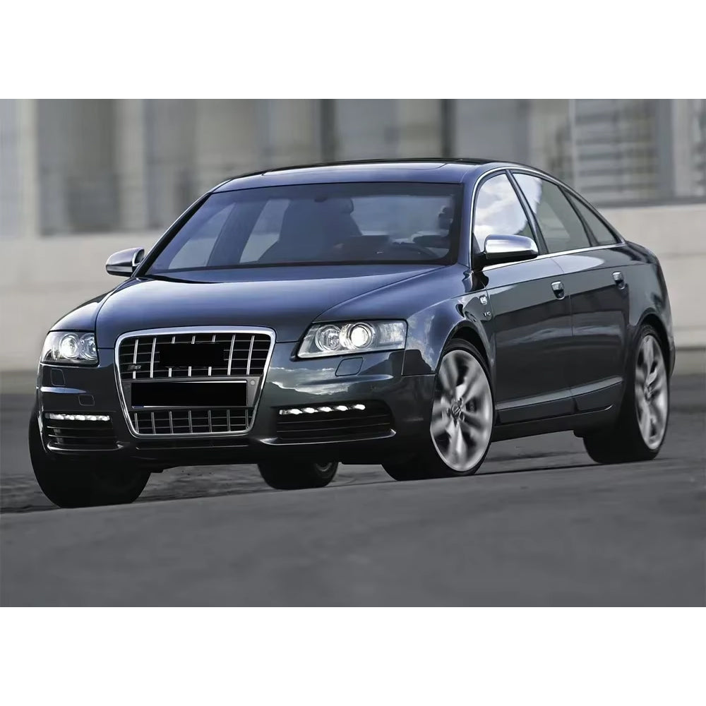Audi A6 S6 C6 2005-2011 Change To S6 Style Front Bumper Grill Upper Grill