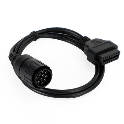 BMW OBD2 Cable Connector Diagnostic Scanner Cable Motorcycle 10 Pin To 16Pin