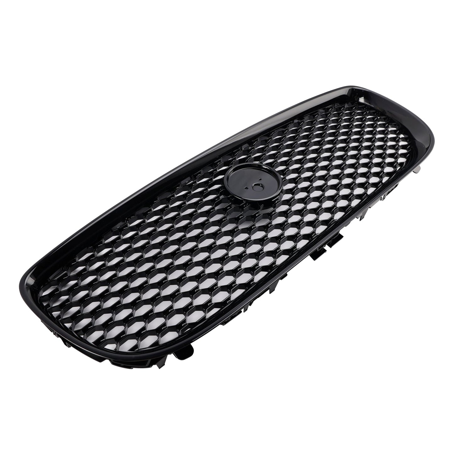 2015-2018 Jaguar XE Gloss Black Honeycomb Front Bumper Grille Grill