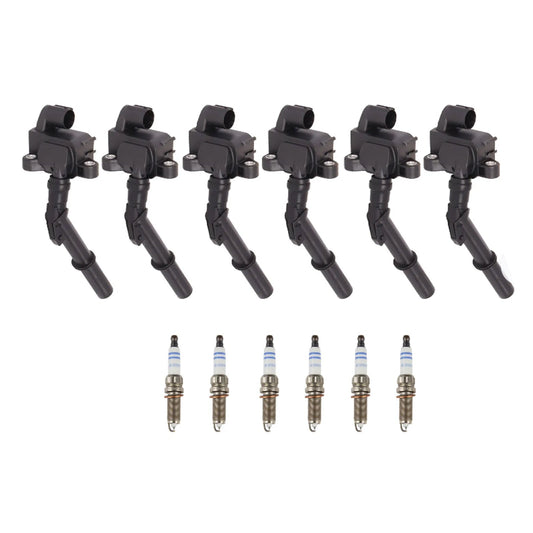 Mercedes-Benz C350 V6 3,5 L 2012-2015, 6 bobines d'allumage et bougies d'allumage UF741 A2769063700