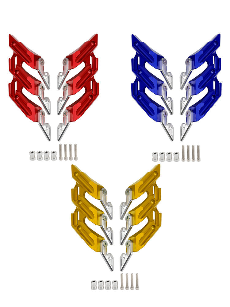 Guardabarros laterales y deslizadores de horquilla delantera CNC para Yamaha YZF-R15 V3 V4 2018-2022