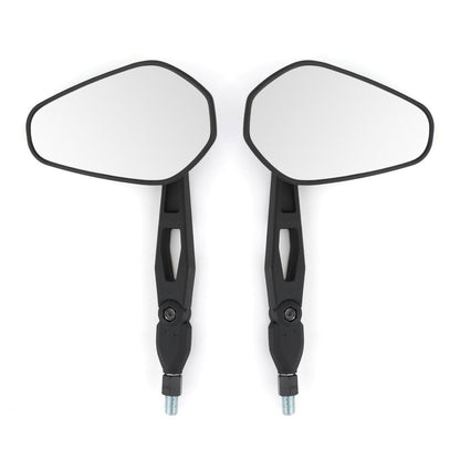 Pair M10 Rear View Mirror UNIVERSAL Nylon Mirrors ForMotorcycle Custom Cruiser