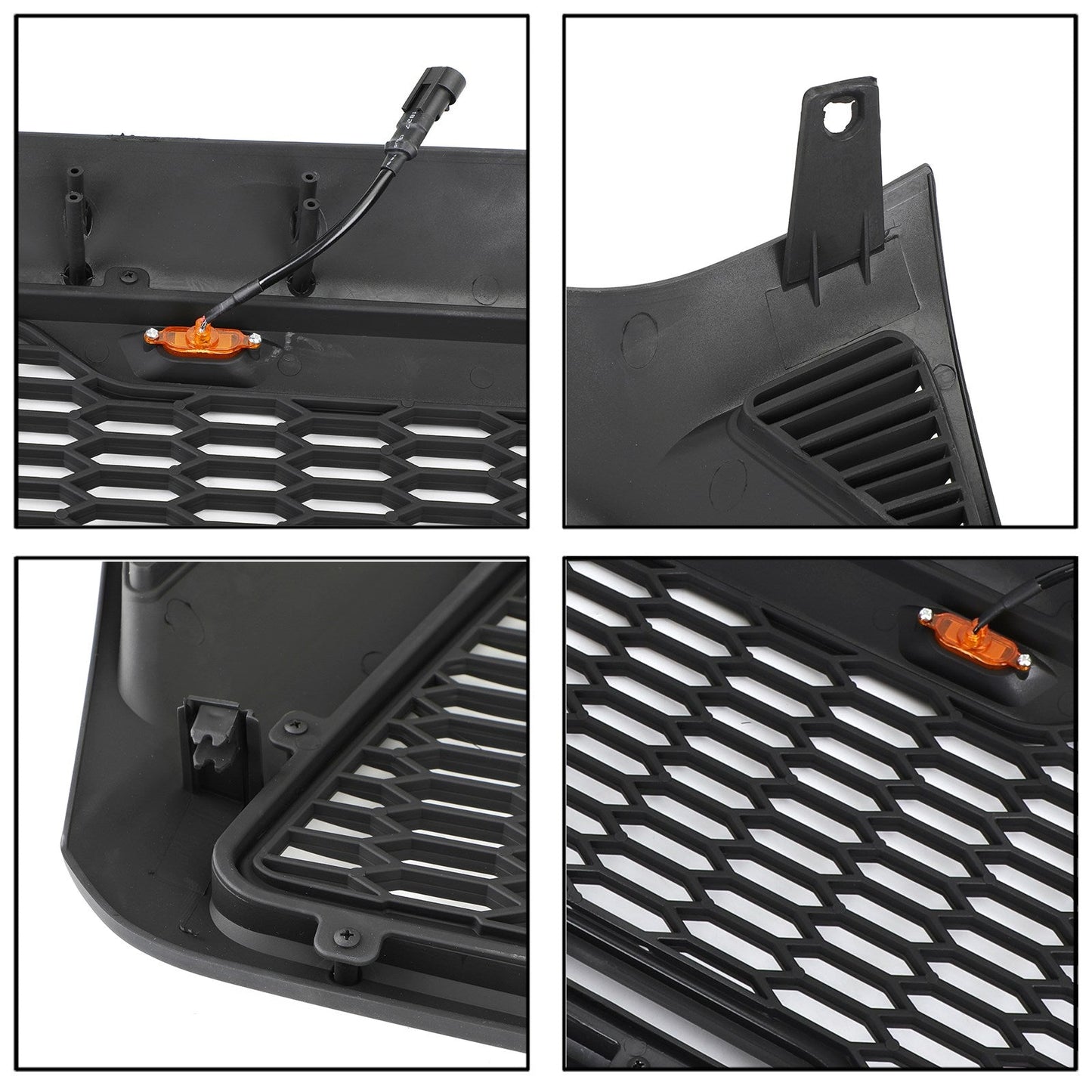 Toyota 2005-2011 Tacoma Front Grille With LED lights Bumper Hood Mesh Grill