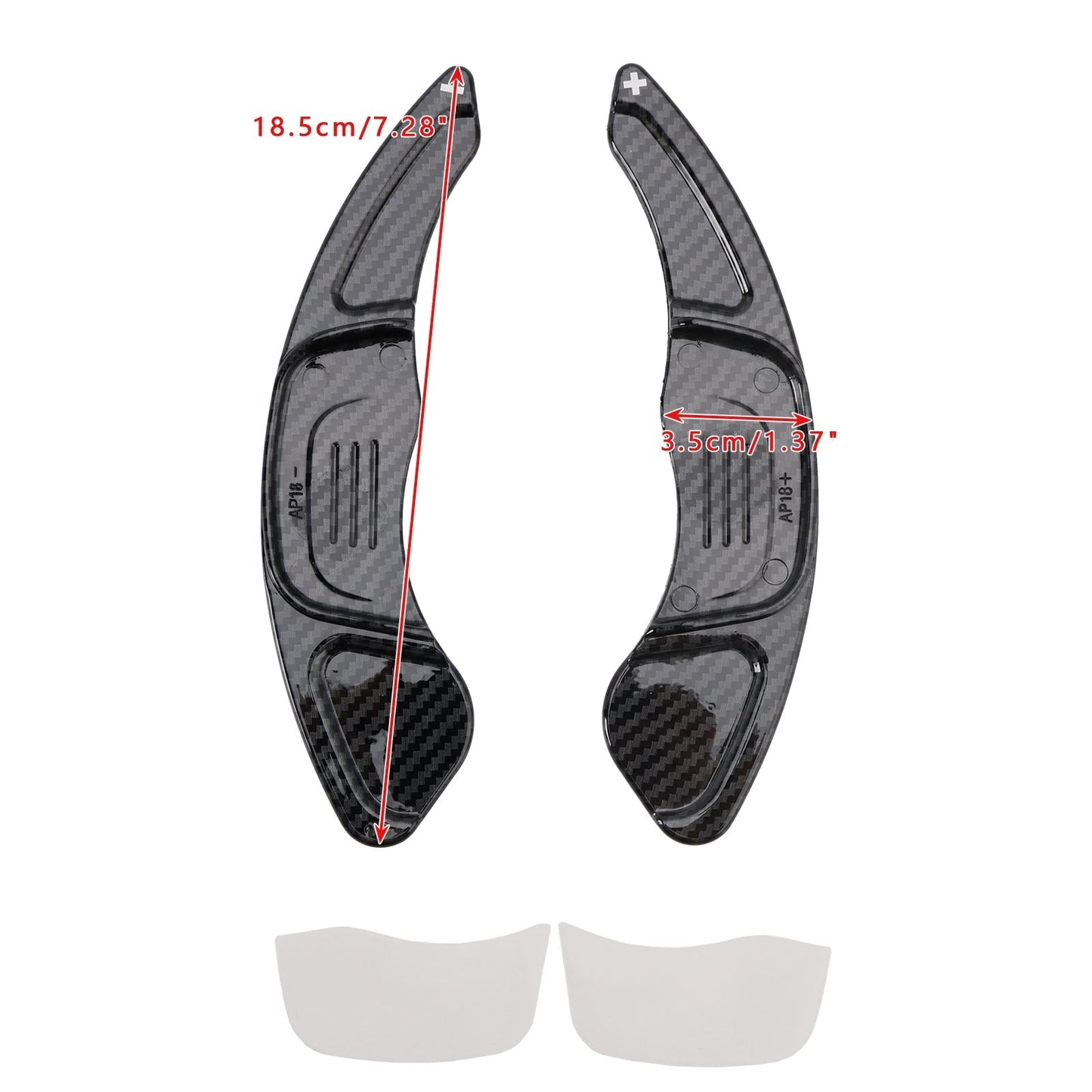 2016-2017 Volkswagen Lingdu GTS Carbon Look Steering Wheel Paddle Shifter Extension Covers