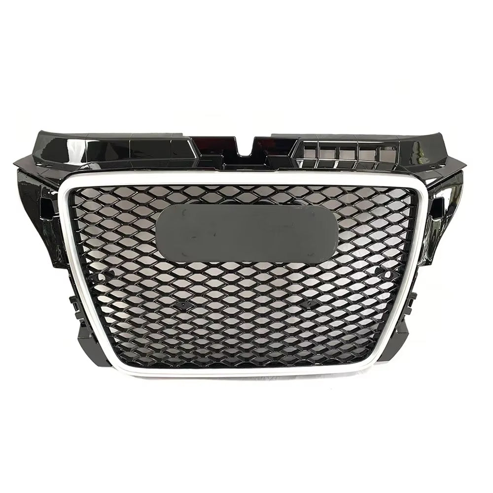 2008-2012 Audi A3/8P To S3/RS3 Style Grille High Quality ABS Trim Grill Front Bumper Grill