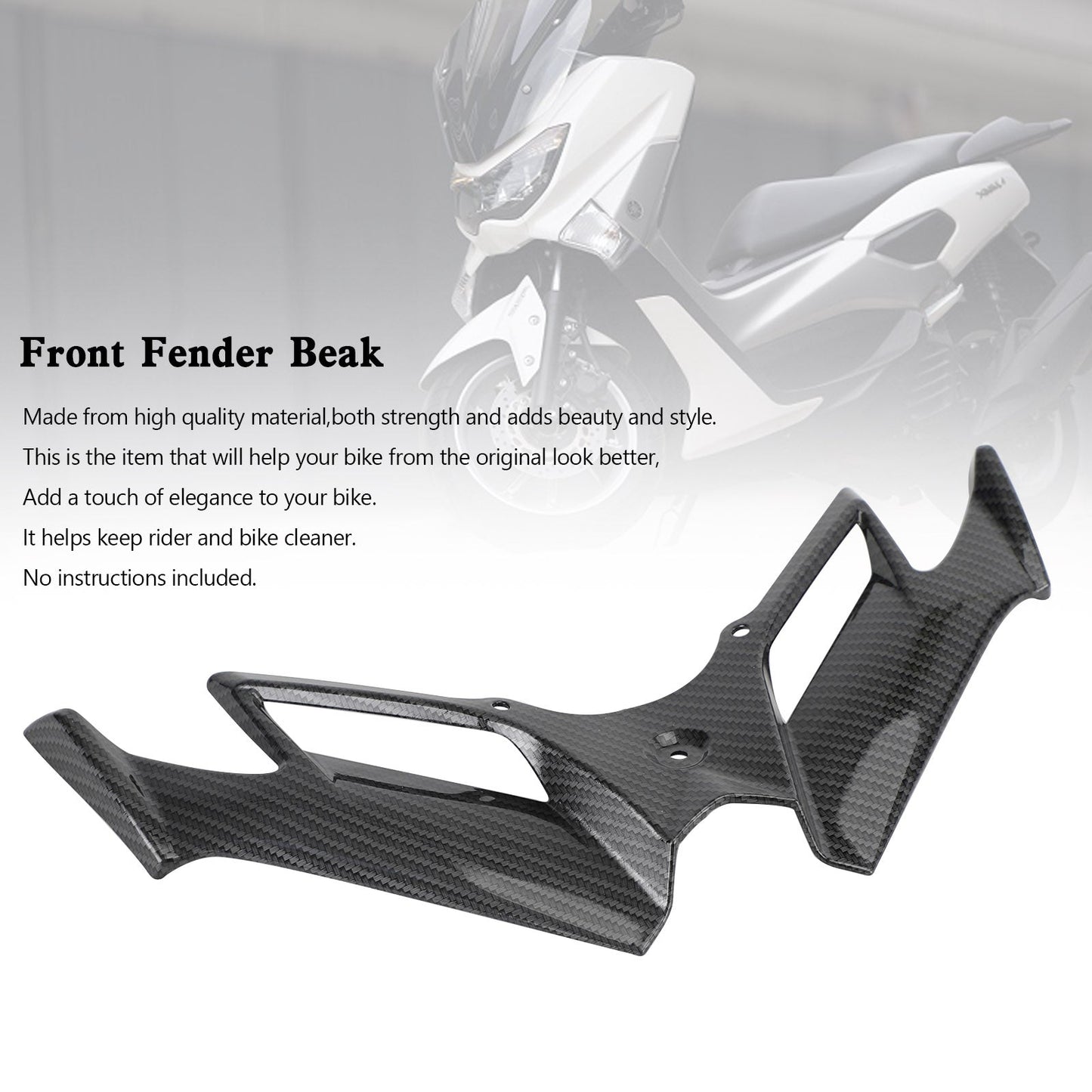 Extension de bec de garde-boue avant pour Yamaha N-MAX 2020-2023