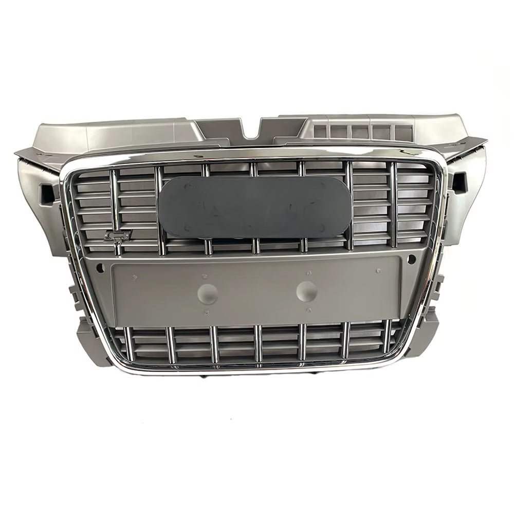 2008-2012 Audi A3/8P To S3/RS3 Style High Quality ABS Grille Chrome Trim Grill Silver And Black Front Bumper Grille