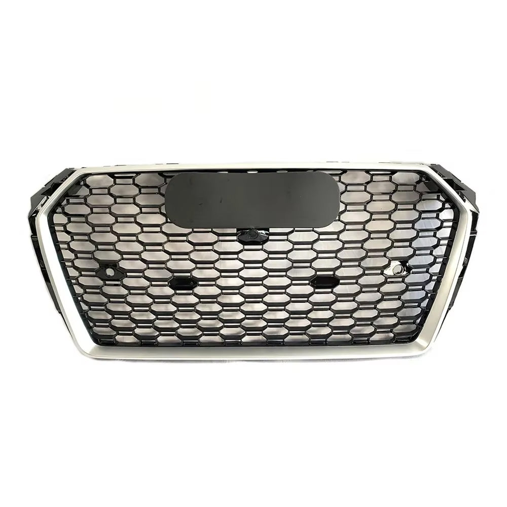 2016-2019 Audi A4 S4 B9 To RS4 Style Front Bumper Grill High Quality Honeycomb Upper Grill