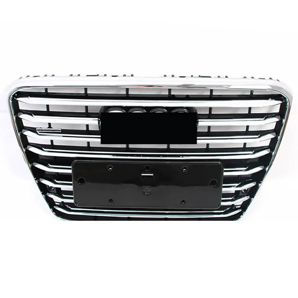 2010-2014 Audi A8 D4 High Quality ABS Chrome Black Front Bumper Grill 4H0853651